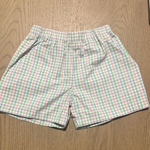 The Beaufort Bonnet Company Pastel Plaid Kids Shorts